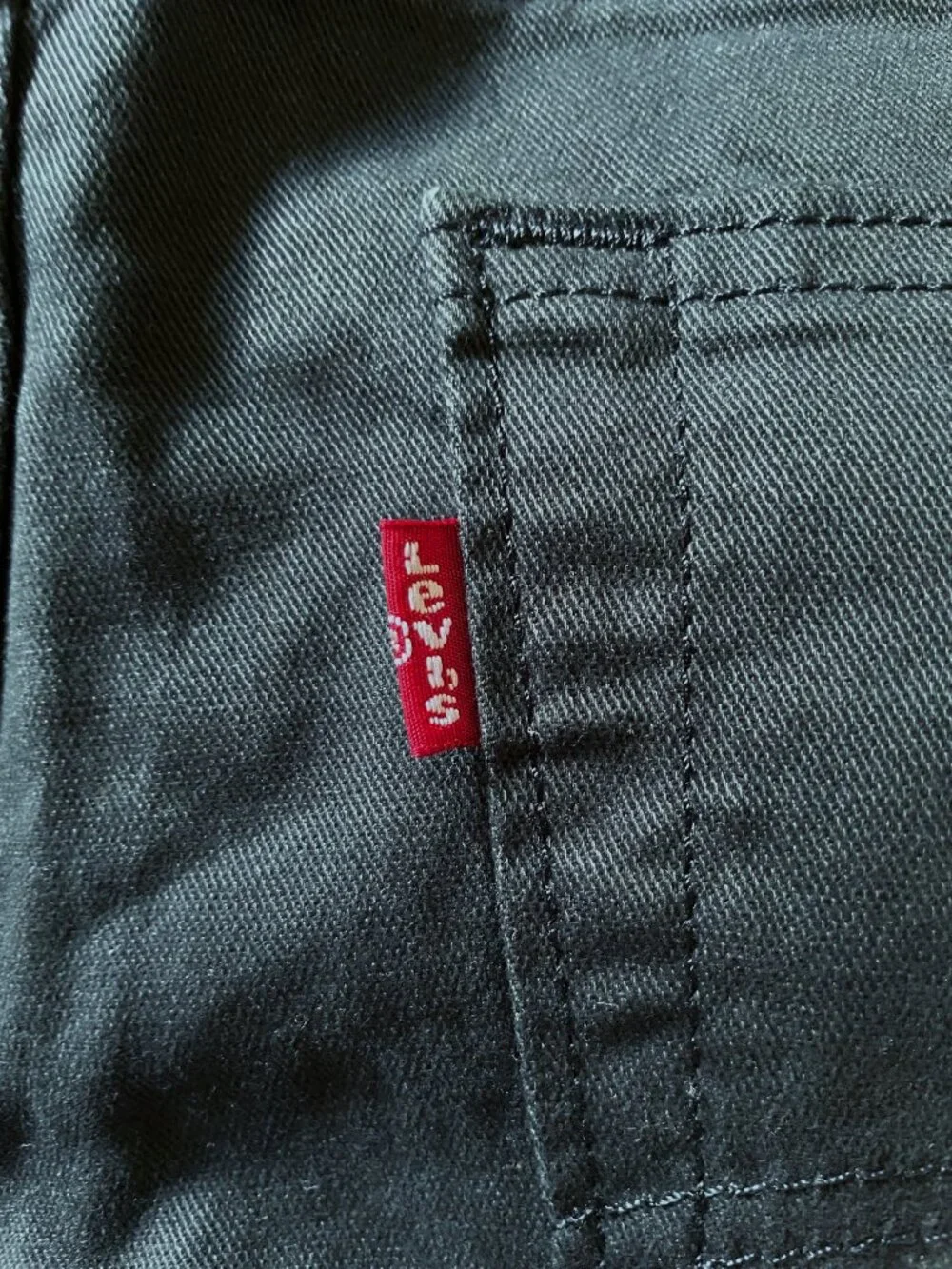NEW Levis 514 Straight Fit Stretch Pants Mens 36x34 NWT Black Cotton Blend Chino